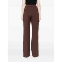 Pantaloni casual Elisabetta Franchi Dama - Pantaloni casual Elisabetta Franchi Elisabetta Franchi Palazzo Pants BROWN Femei (BM 19256409) - B-mall.ro