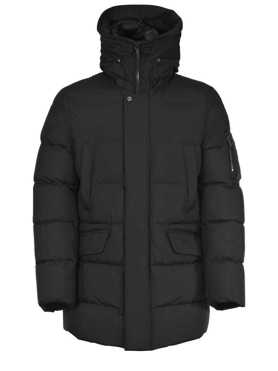 Paltoane Moorer Moorer  Davide Jacket Black Barbati (BM 19256418) 1