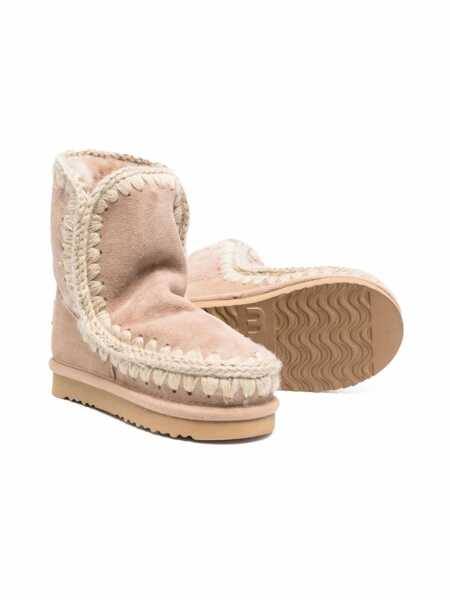 Bocanci Mou Eskimo kid suede Beige Fete (BM 19256460) 2