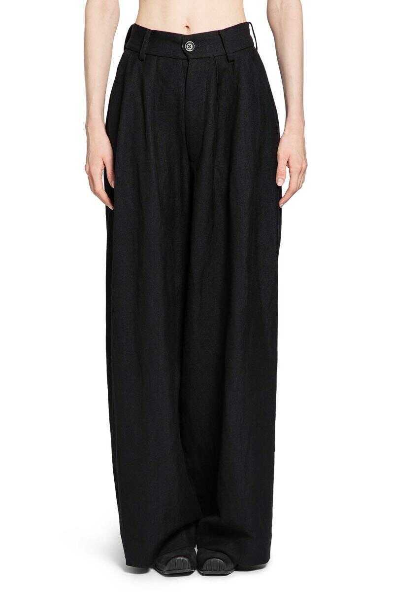 Pantaloni casual UMA WANG Uma Wang Trousers Black Femei (BM 19256523) 1