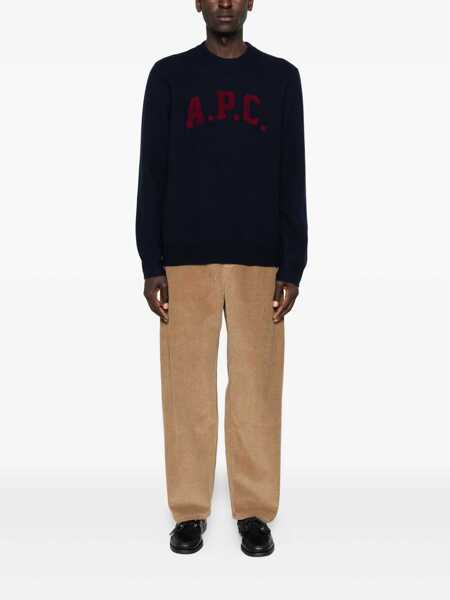 Pulovere A.P.C. A.P.C.  Sweaters BLUE Barbati (BM 19256601) 2