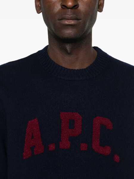 Pulovere A.P.C. A.P.C.  Sweaters BLUE Barbati (BM 19256601) 5