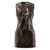 MSGM Msgm Msgm Patent Leather Short Dress BROWN