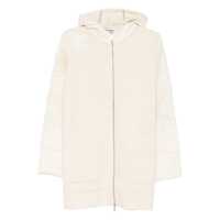 Paltoane Blumarine Blumarine White Coat  Featuring Delicate Lace Details