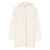Blumarine Blumarine White Coat  Featuring Delicate Lace Details Beige