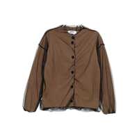 Cardigane Msgm Jersey Cardigan With Tulle Msgm Femei
