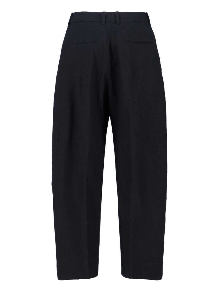 Pantaloni STUDIO NICHOLSON Studio Nicholson Trousers Black Barbati (BM 19256904) 2