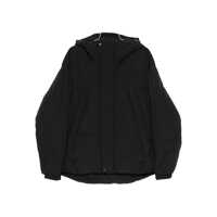 Geci de iarna Jg1 Yves Salomon Black Hooded Down Jacket Barbati