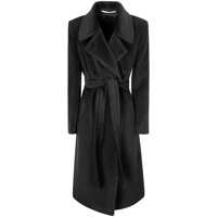 Paltoane Tagliatore Black Wool Blended Alpaca Coat Femei