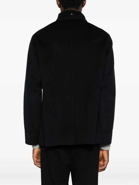 Paltoane MONTECORE Montecore Double-Breasted Coat BLUE Barbati (BM 19257096) 4