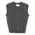 AMARANTO Amaránto V-Neck Sleeveless Sweater GREY