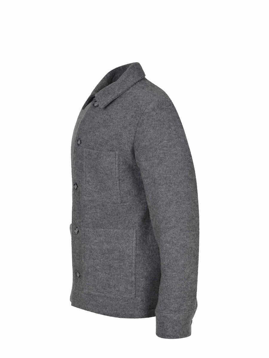 Camasi A.P.C. A.P.C.  Shirts GREY Barbati (BM 19257180) 2