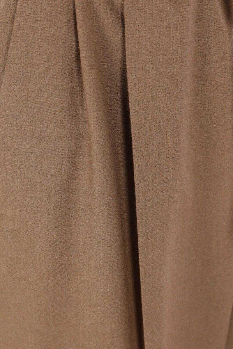 Pantaloni casual Max Mara Max Mara Trousers Brown Femei (BM 19257198) 3