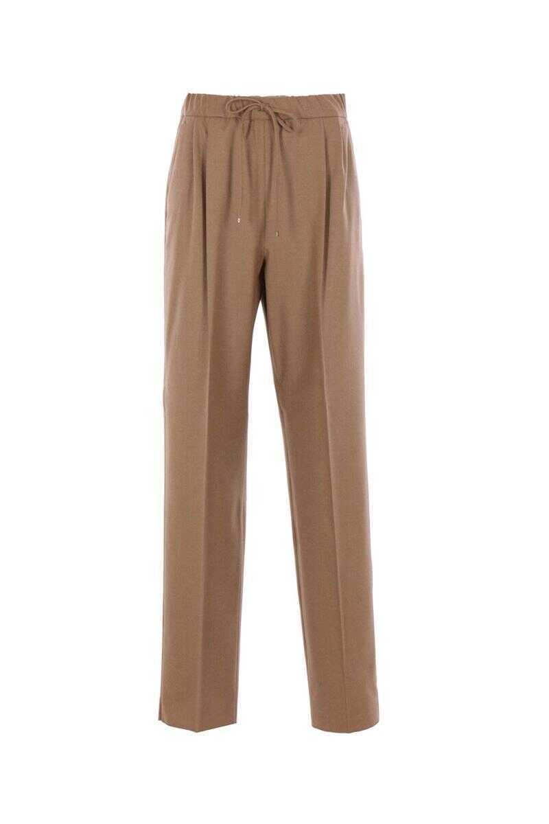 Pantaloni casual Max Mara Max Mara Trousers Brown Femei (BM 19257198) 1