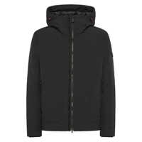 Paltoane Peuterey Black Hooded Jacket Barbati