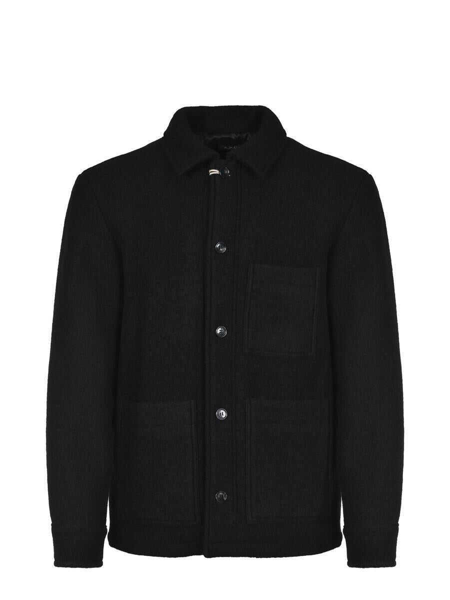 Camasi A.P.C. A.P.C.  Shirts Black Barbati (BM 19257462) 1