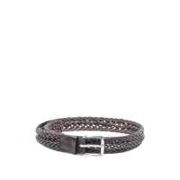 Curele Orciani Orciani Braided Leather Belt Brown Barbati