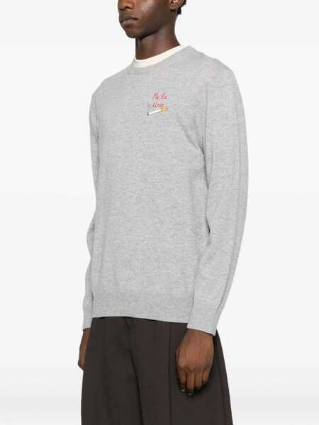 Pulovere Mc2 Saint Barth MC2 Saint Barth Hero Light Embry Crew Neck Sweater GREY Barbati (BM 19257744) 3