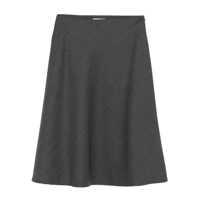 Fuste Tagliatore A-Line Midi Skirt In Grey Wool Femei
