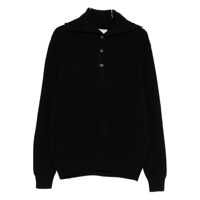Pulovere Amaránto Black Crewneck Sweater Barbati