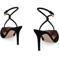 Pantofi cu toc Gianvito Rossi Dama - Pantofi cu toc Gianvito Rossi Gianvito Rossi Suede Slingback Pumps Black Femei (BM 19257882) - B-mall.ro