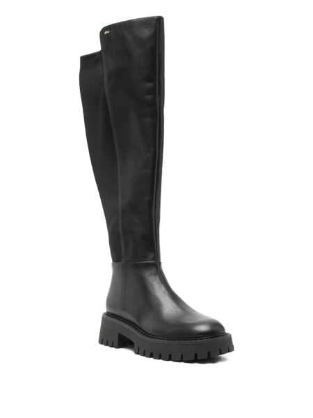 Bocanci Michael Kors Michael Kors Leather Boot Black Femei (BM 19258047) 2