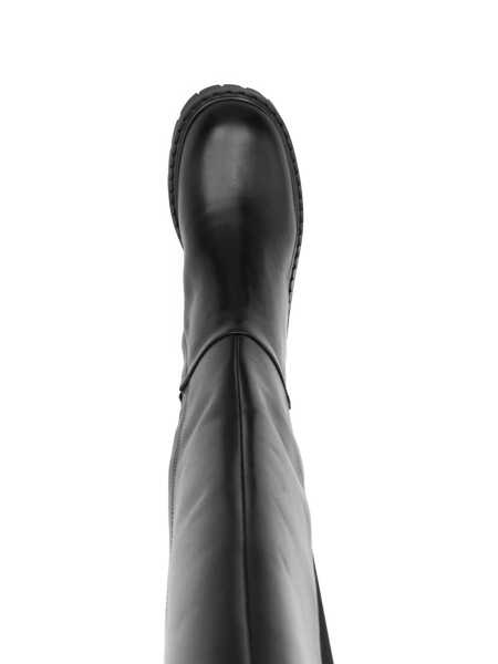 Bocanci Michael Kors Michael Kors Leather Boot Black Femei (BM 19258047) 4