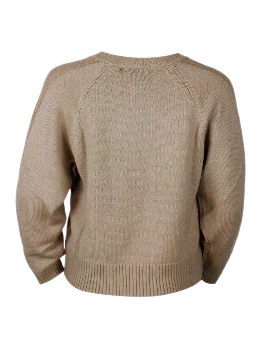 Pulovere Armani Exchange Armani Exchange Sweaters CAMEL SAND Femei (BM 19258251) 3