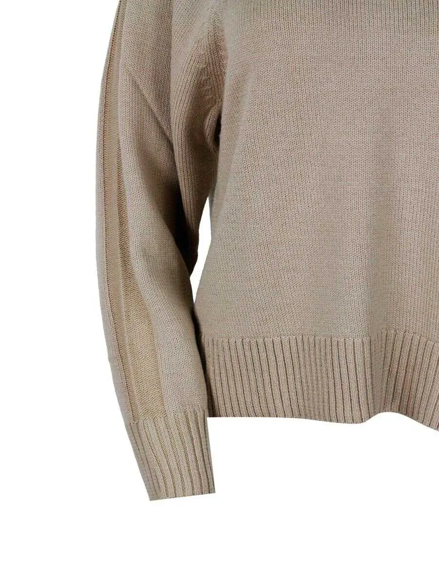 Pulovere Armani Exchange Armani Exchange Sweaters CAMEL SAND Femei (BM 19258251) 4