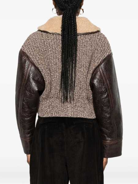 Geci ETRO Etro Wool Insert Sheepskin Jacket BROWN Femei (BM 19258338) 4