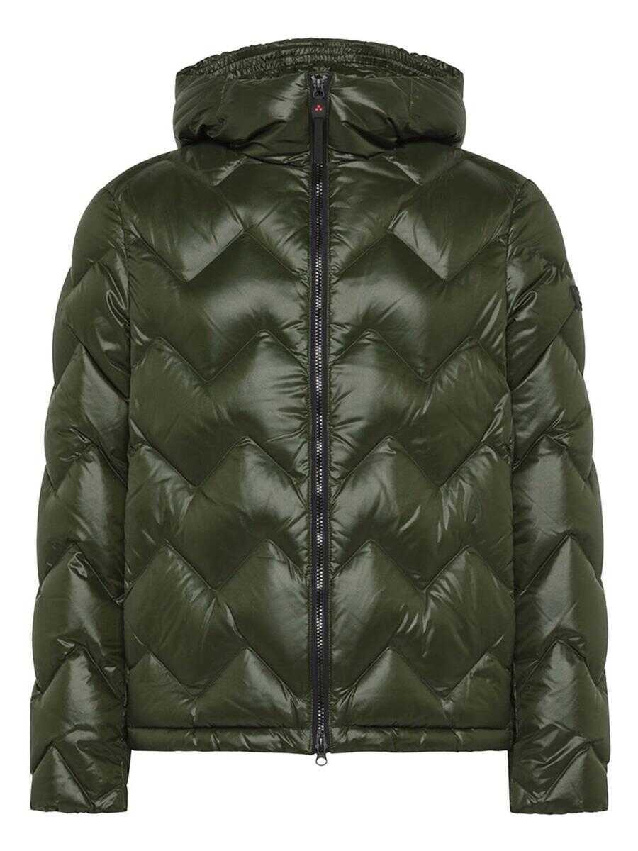 Paltoane Peuterey Peuterey Quilted Honova Down Jacket GREEN Barbati (BM 19258425) 1