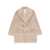 Tagliatore Tagliatore Light Brown Double-Breasted Coat Grey