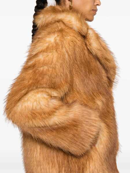 Paltoane STAND STUDIO Stand Studio Janice  Faux Fur BROWN Femei (BM 19258593) 5