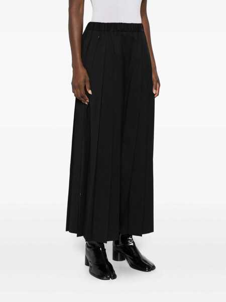 Pantaloni casual JUNYA WATANABE X COMME DES GARONS Junya Watanabe X Comme Des Garons Pleated Trousers Clothing Black Femei (BM 19258596) 3