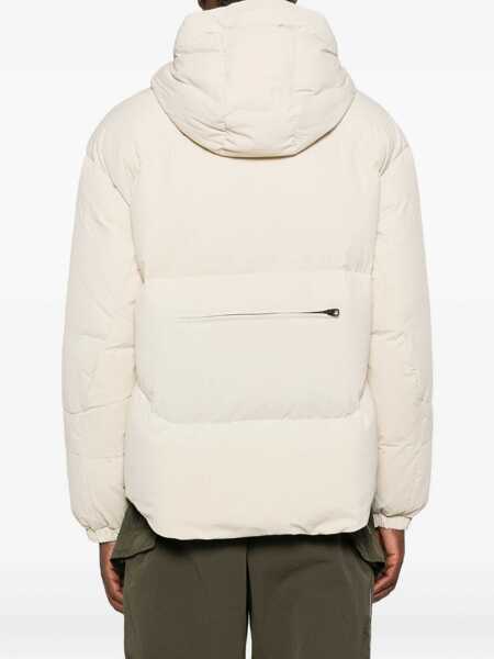Geci de iarna JG1 Jg1 Yves Salomon Beige Hooded Down Jacket WHITE Barbati (BM 19258680) 4