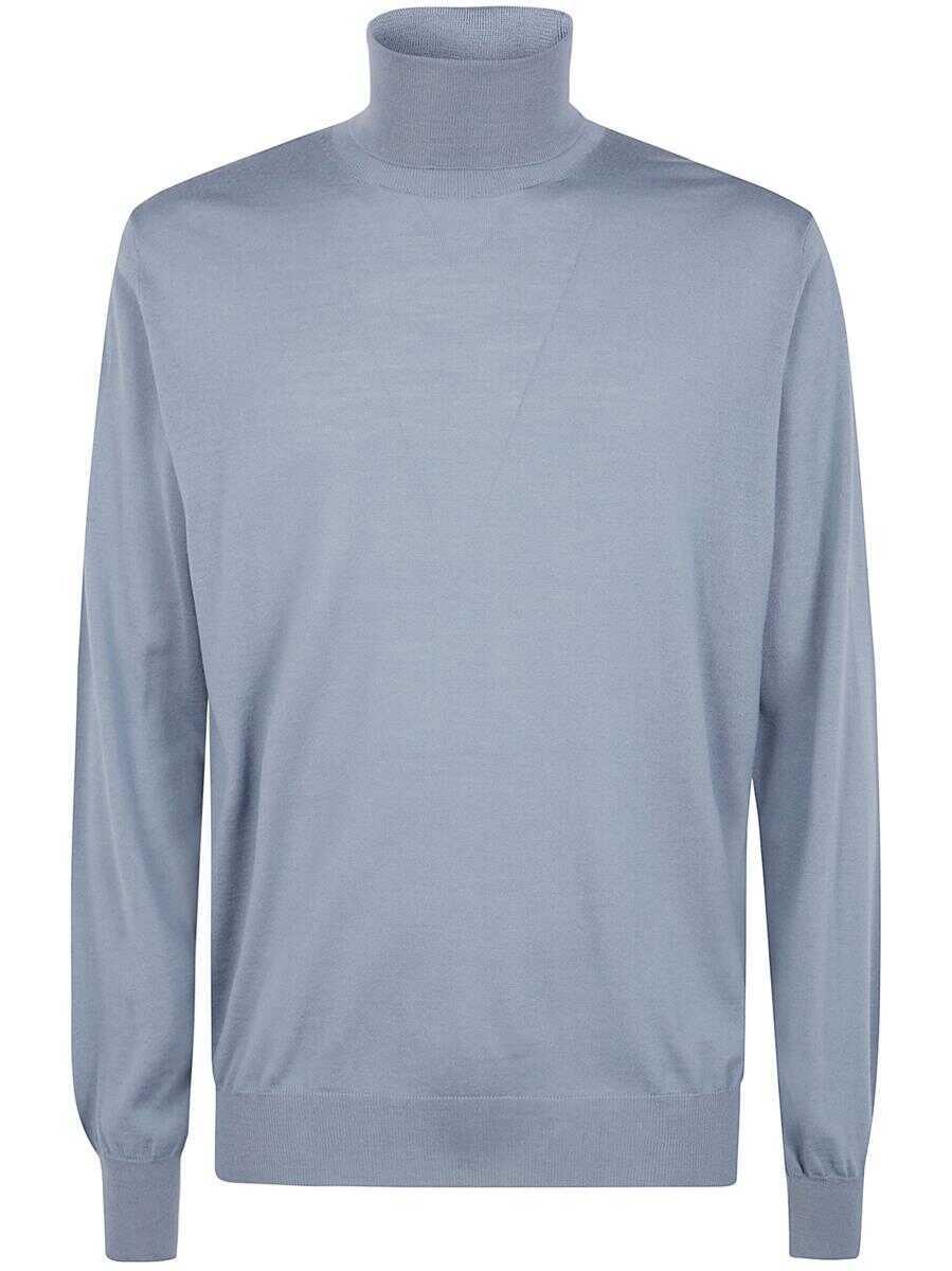 Pulovere FILIPPO DE LAURENTIIS Filippo De Laurentiis Turtle Neck Sweater Clothing GREEN Barbati (BM 19258863) 1