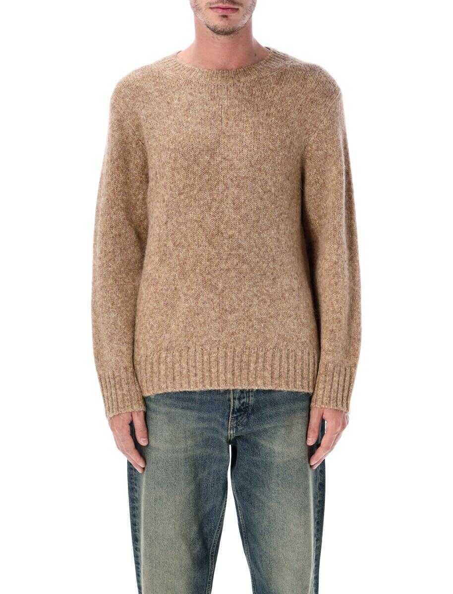 Pulovere Corridor Corridor Wool Alpaca Blend Crewneck Sweater Brown Barbati (BM 19258938) 1