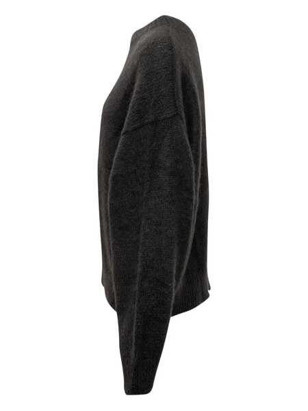 Pulovere STUDIO NICHOLSON Studio Nicholson Wynn Black Superkid Mohair Crewneck Sweater Black Barbati (BM 19259016) 3