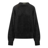 Pulovere Studio Nicholson Wynn Black Superkid Mohair Crewneck Sweater Barbati
