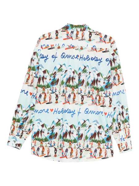 Camasi ALESSANDRO ENRIQUEZ Alessandro Enriquez Printed Cotton Shirt MULTICOLOUR Femei (BM 19259313) 2