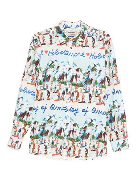 Camasi ALESSANDRO ENRIQUEZ Alessandro Enriquez Printed Cotton Shirt MULTICOLOUR Femei (BM 19259313) 1