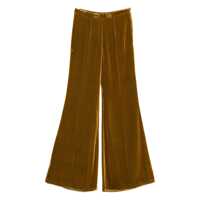 Pantaloni casual Forte_Forte 'My Pants' Trousers With Velvet Effect Femei