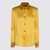 Roberto Cavalli Roberto Cavalli Yellow Silk Shirt Brown