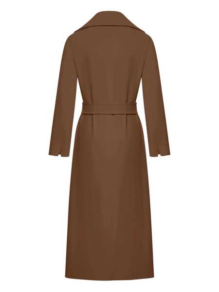 Paltoane Max Mara S Max Mara Poldo Coat In Virgin Wool BROWN Femei (BM 19259439) 2