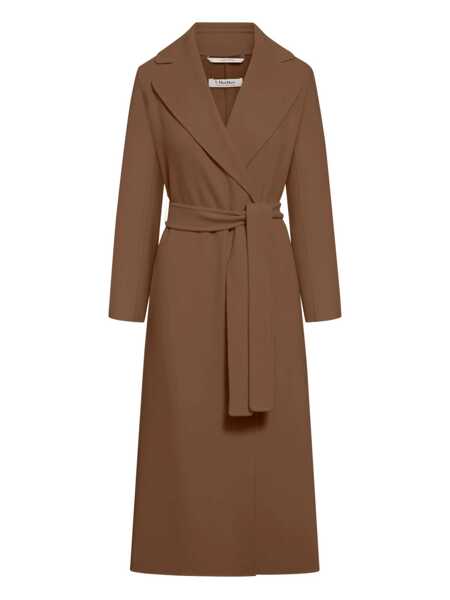 Paltoane Max Mara S Max Mara Poldo Coat In Virgin Wool BROWN Femei (BM 19259439) 1