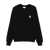 MAISON KITSUNÉ Black Hoodie With Speedy Fox Logo Patch On The Front In Cotton Man Black
