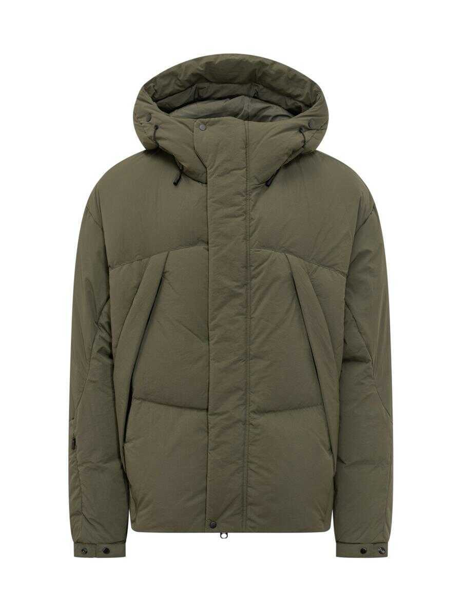 Geci de iarna JG1 Jg1 Yves Salomon Green Hooded Down Jacket GREEN Barbati (BM 19259637) 1