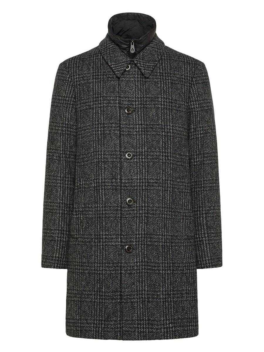 Paltoane Peuterey Peuterey Coat With High-Neck Quilted Vest GREY Barbati (BM 19259646) 1