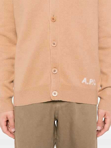 Pulovere A.P.C. A.P.C.  Sweaters Brown Barbati (BM 19259700) 5