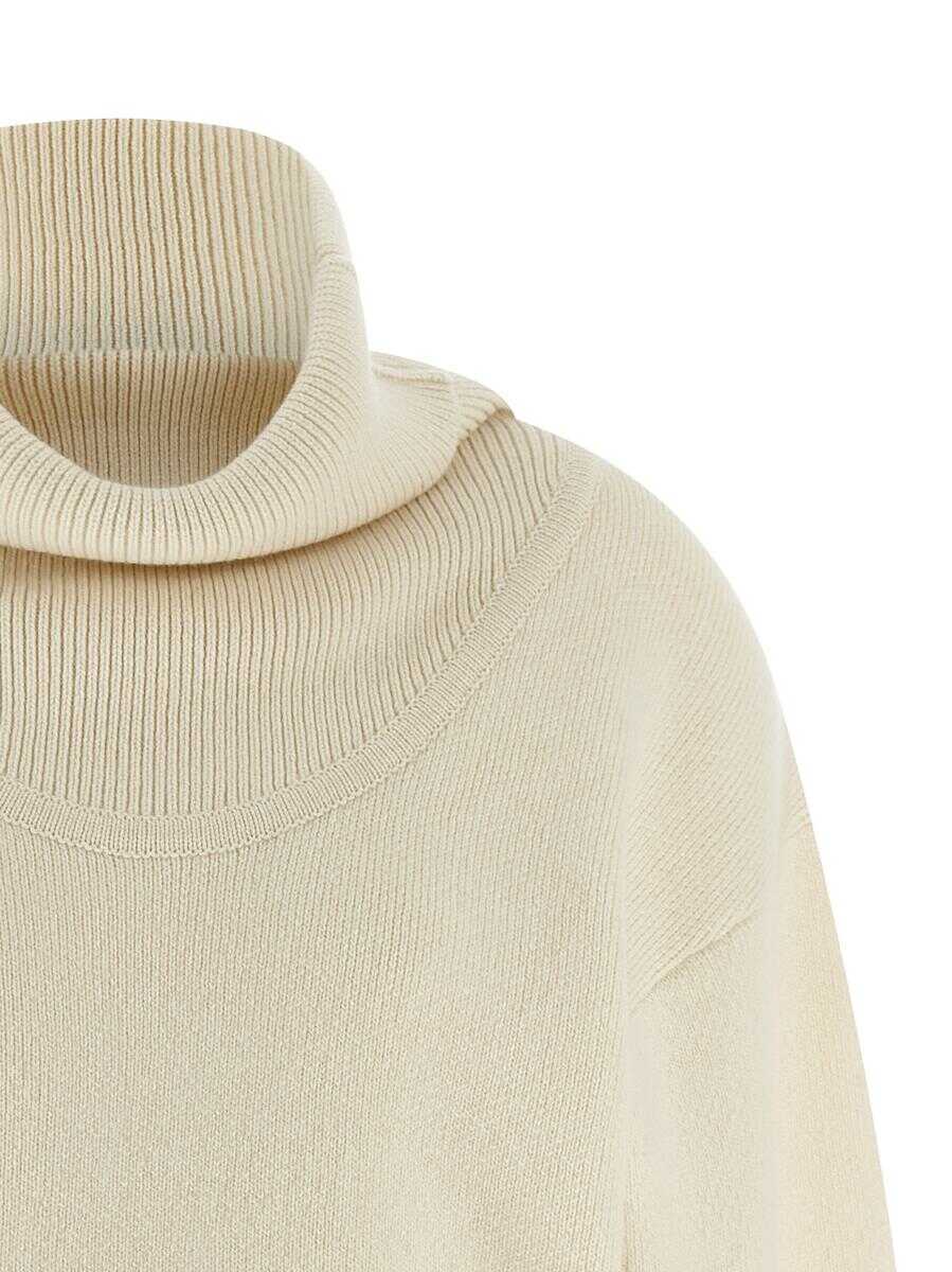 Pulovere JACQUEMUS Jacquemus La Maille Pallone Sweater WHITE Femei (BM 19259766) 3